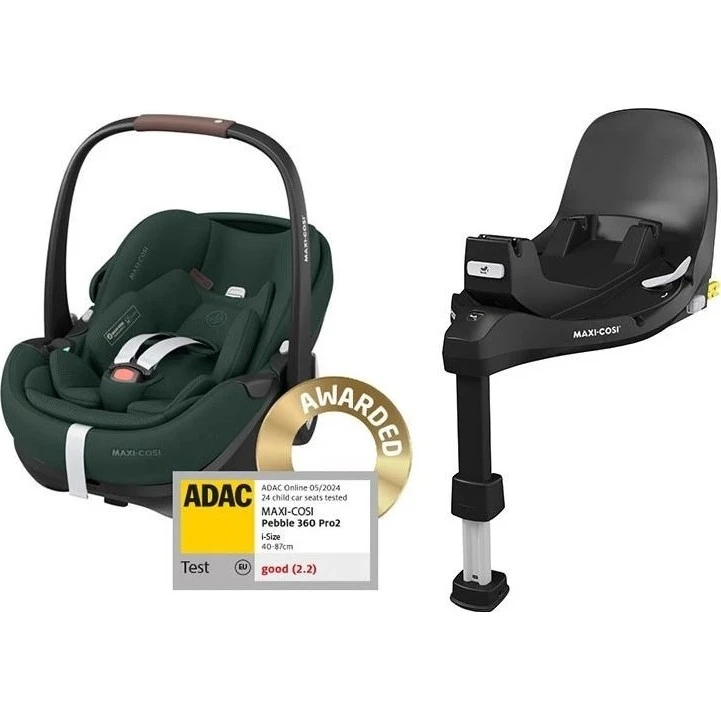 Maxi-Cosi set base Family + Pebble 360 Pro 2 varianta Twillic green