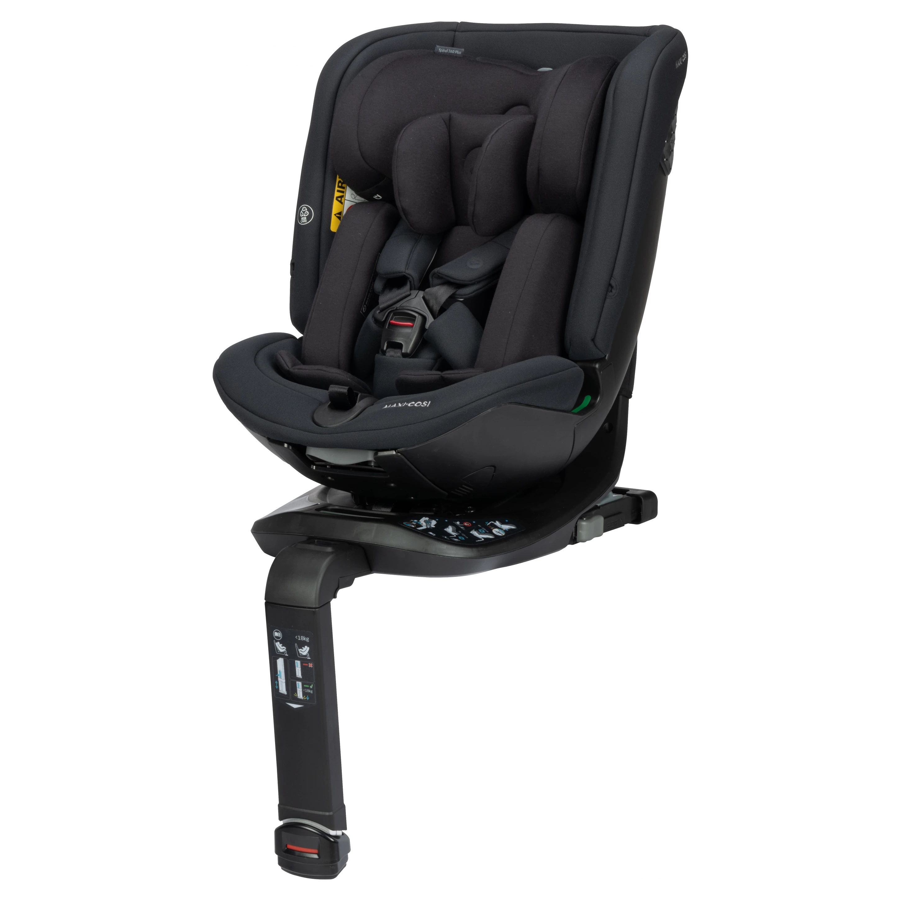 Maxi-Cosi Spinel 360 Plus autosedačka varianta Authentic Black