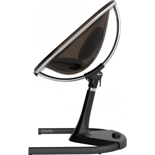 Mima Židlička Moon 2G chrom s opěrkou na nožičky - Bok jídelní židličky