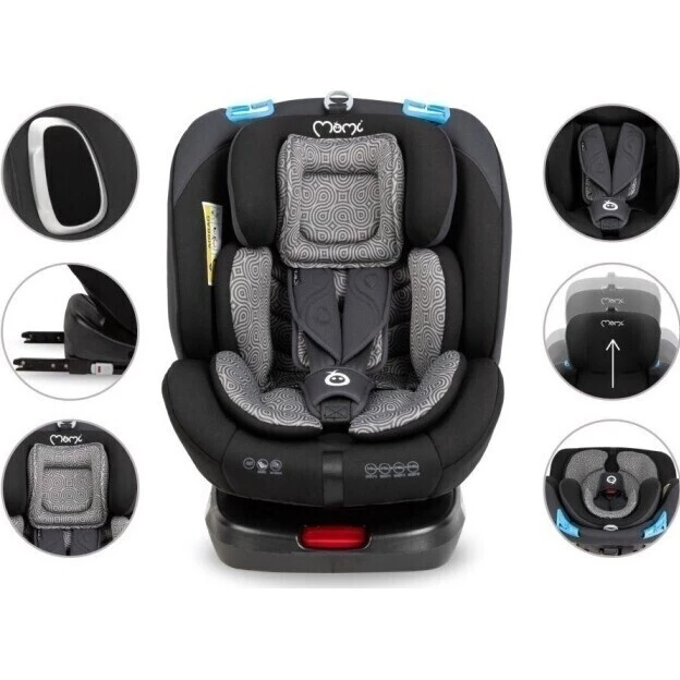MoMi TORDI otočná autosedačka o 360 - MoMi otočná autosedačka TORDI