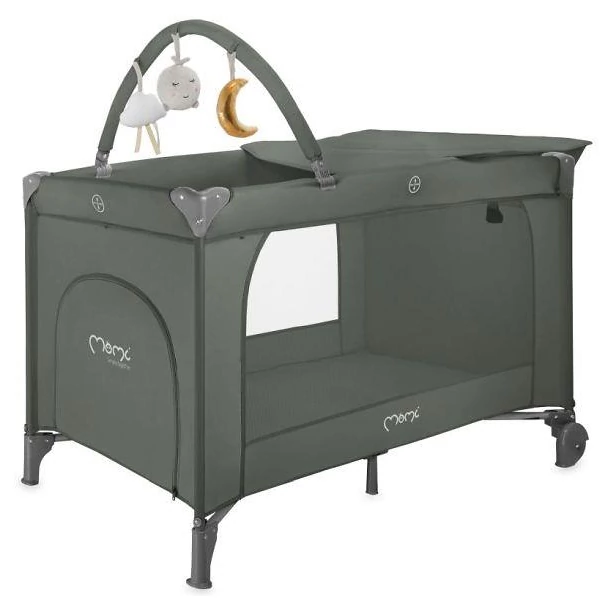 MoMi Cestovní postýlka BELOVE PLUS varianta Zelená