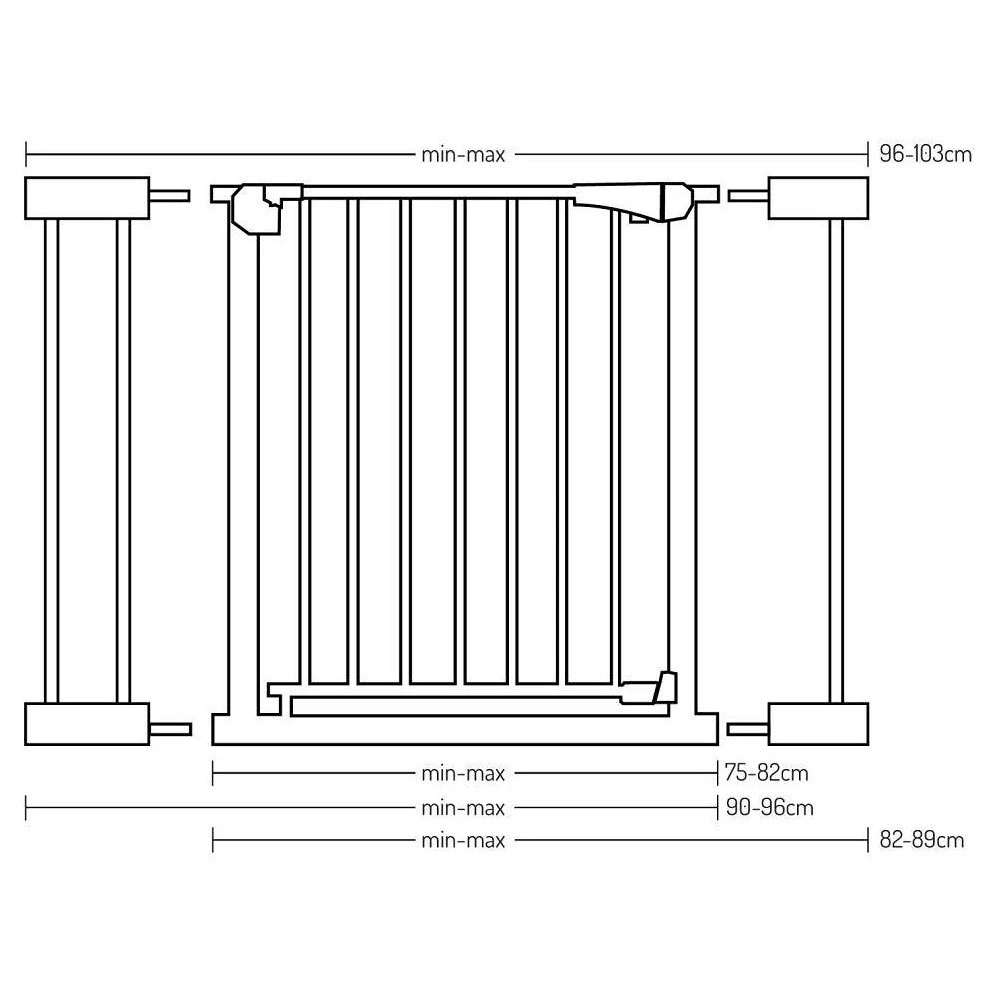 MoMi Dětská zábrana PAXI PLUS - 