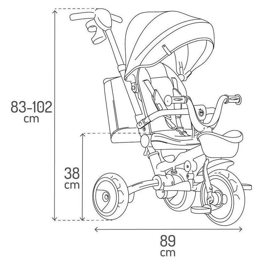 MoMi Tříkolka IVI - 