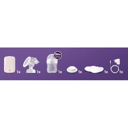 Avent Odsávačka mateřského mléka Natural elektronická Single SCF395/11 - 