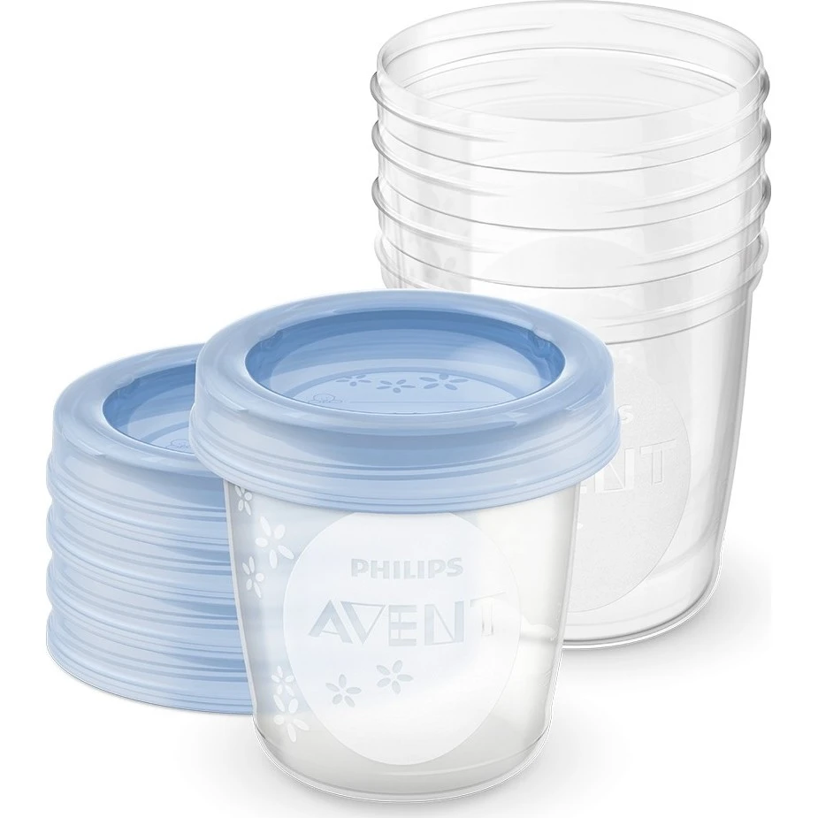 Philips Avent VIA pohárky s víčkem 180ml 5ks