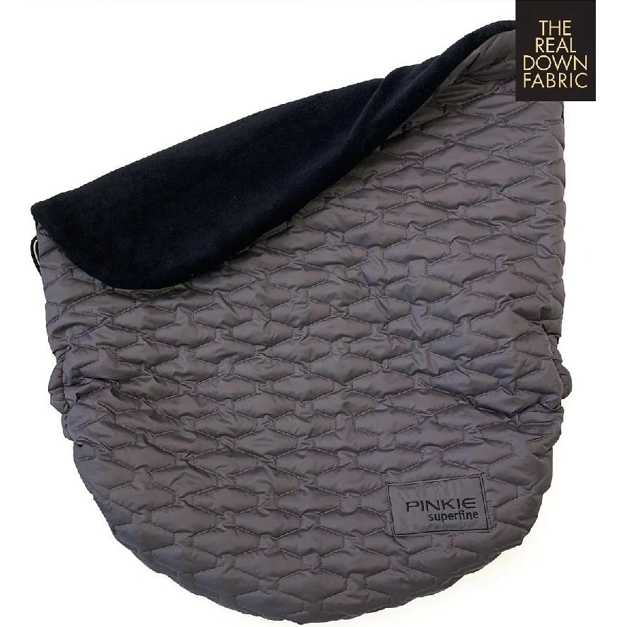 PINKIE Péřová stahovací deka Superfine varianta Dark Grey