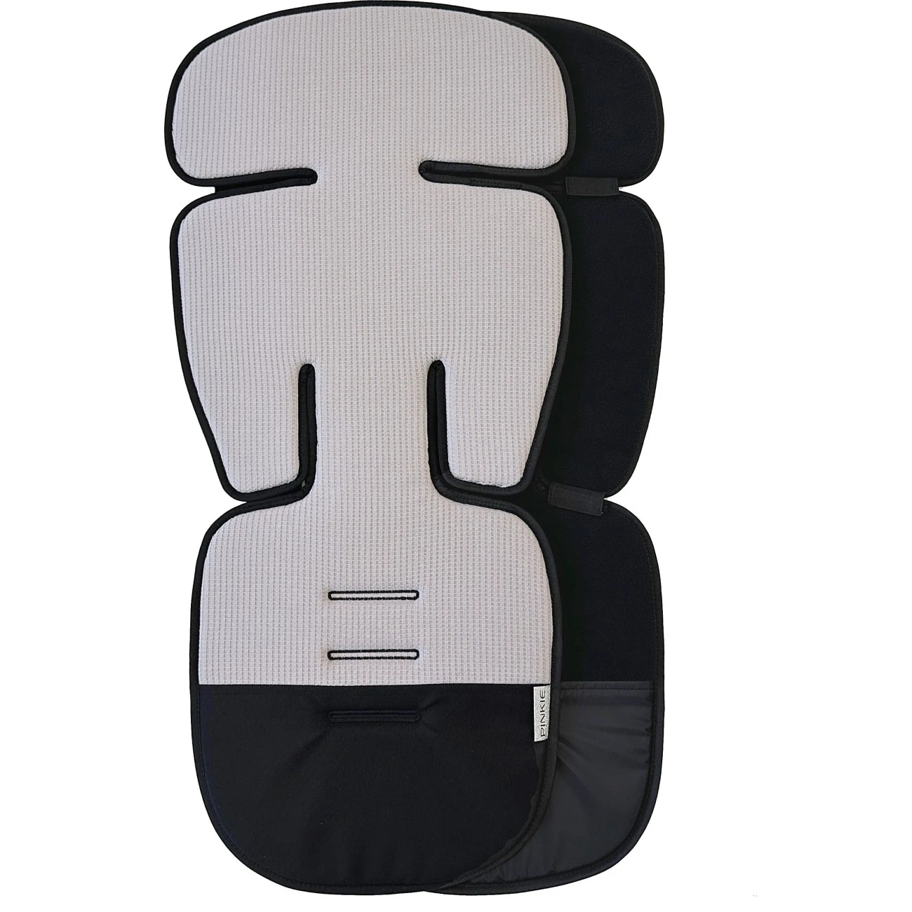 PINKIE Podložka do kočárku Label varianta Grey/Black