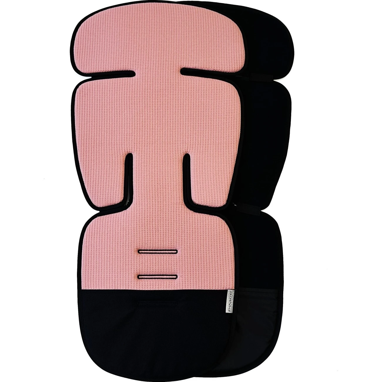 PINKIE Podložka do kočárku Label varianta Pink/Black