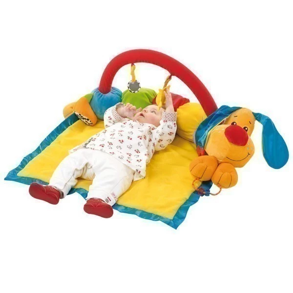 Playgro hrací deka s hrazdou a pejskem 
