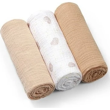 RRG Mušelínové pleny 3ks varianta Beige