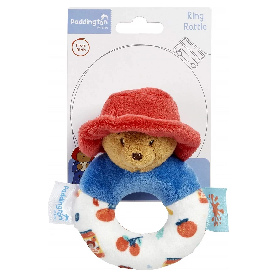 Rainbow Plyšové chrastítko DISNEY varianta Paddington