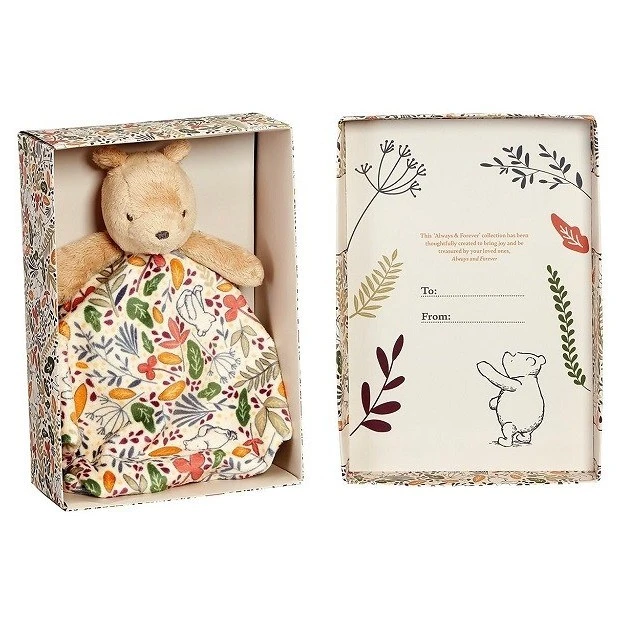 Rainbow Plyšový muchláček Medvícek PÚ se vzorovanou látkou - 