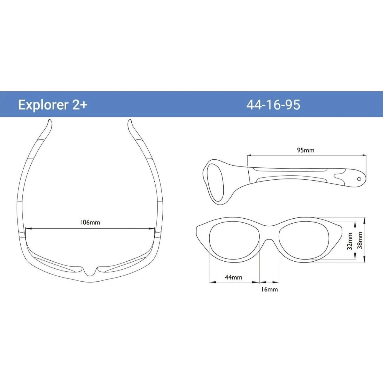 REAL SHADES Sluneční brýle Explorer - 