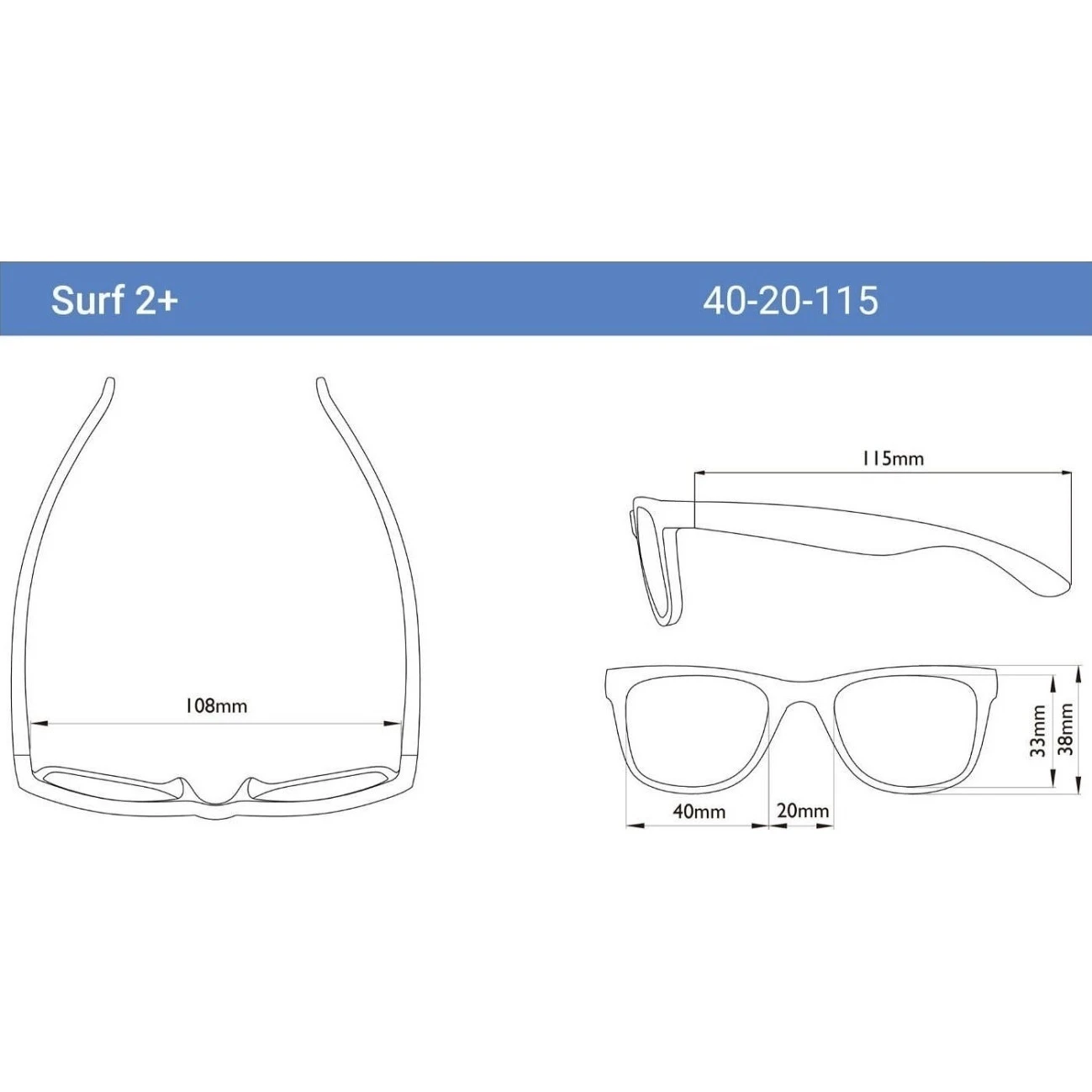 REAL SHADES Sluneční brýle Surf - 