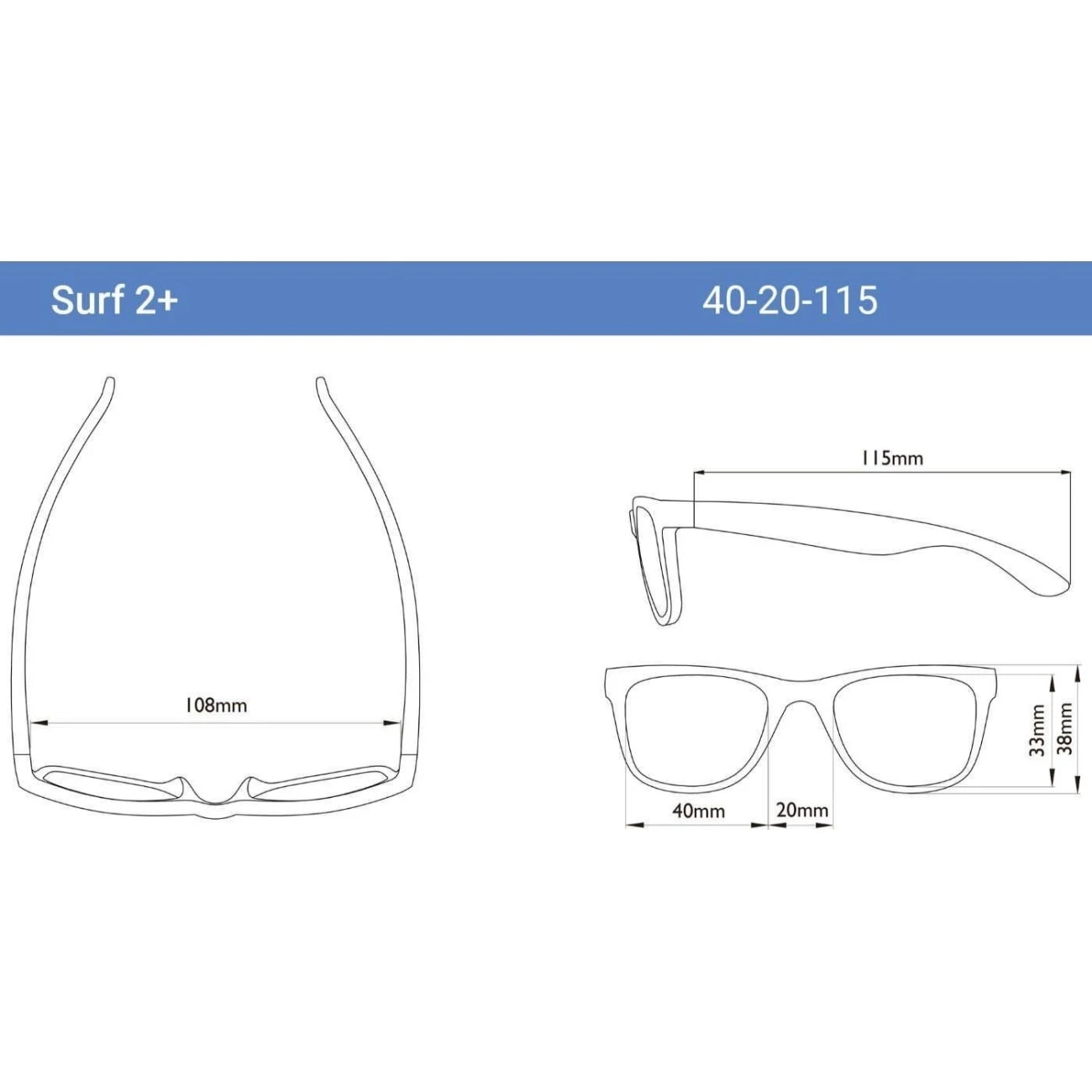 REAL SHADES Sluneční brýle Surf - 