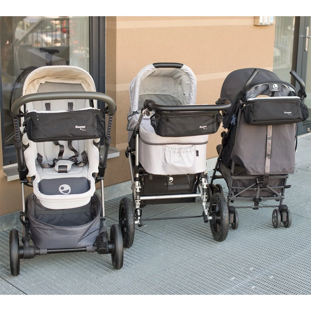 Reemy Organizér na kočárek se síťovou taškou - Pasuje na každý kočárek