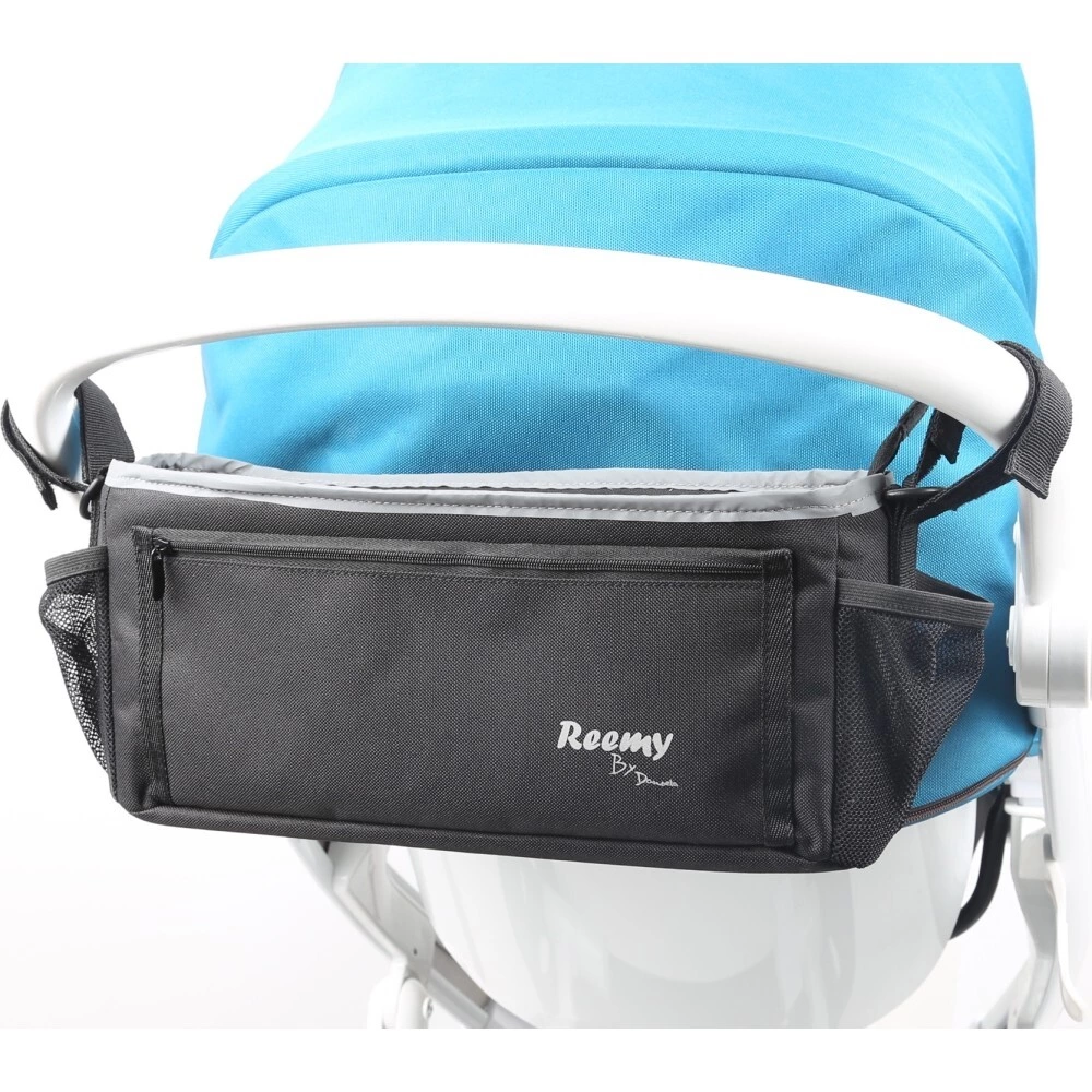 Reemy Organizér na kočárek se síťovou taškou - sedí perfektně na každém kočárku