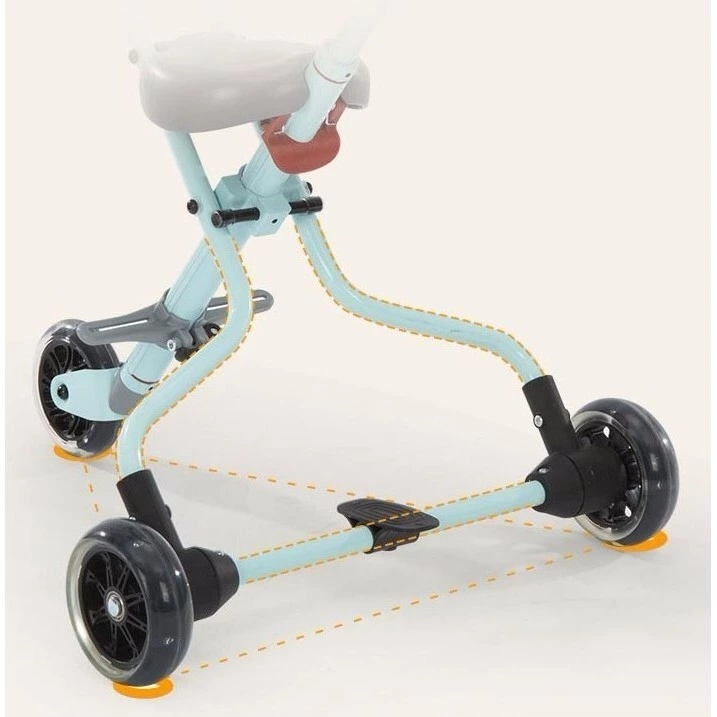 Reemy cestovní tříkolový kočárek Aluminium Travel - tvar konstrukce