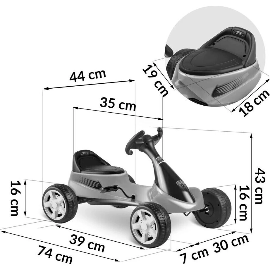 Rkids Motokára šlapací RK-595 - Rkids motokára RK 595