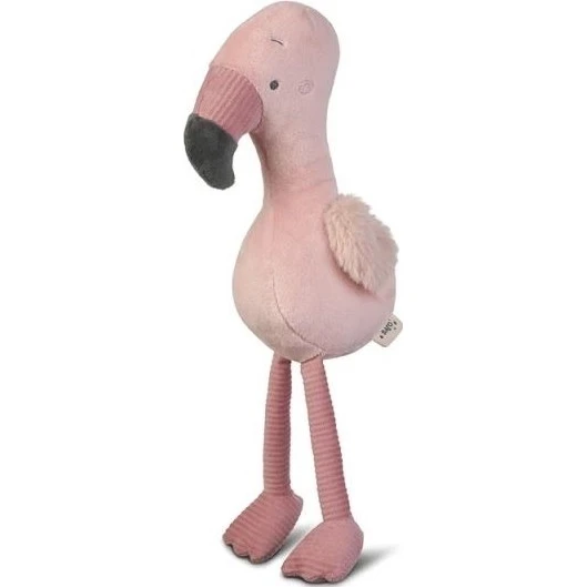 Saro Baby Plyšová hračka Jungle Party LongLegs varianta Flamingo