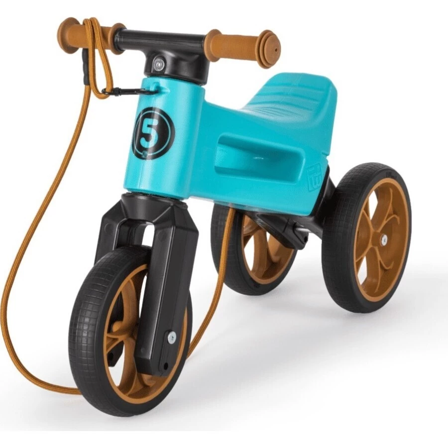 TEDDIES Odrážedlo FUNNY WHEELS Rider SuperSport + popruh Fialové varianta Tyrkys