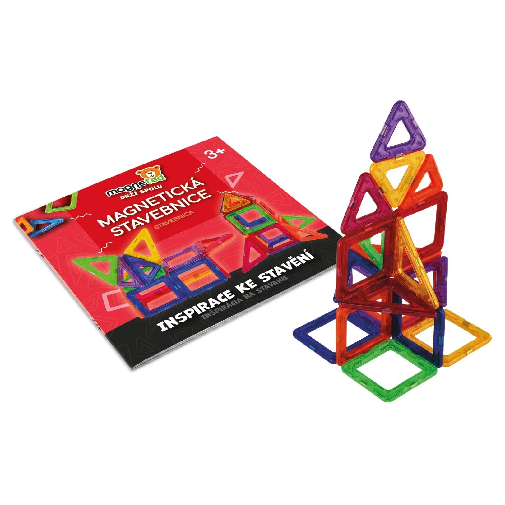 Teddies Magnetická stavebnice magneted - 