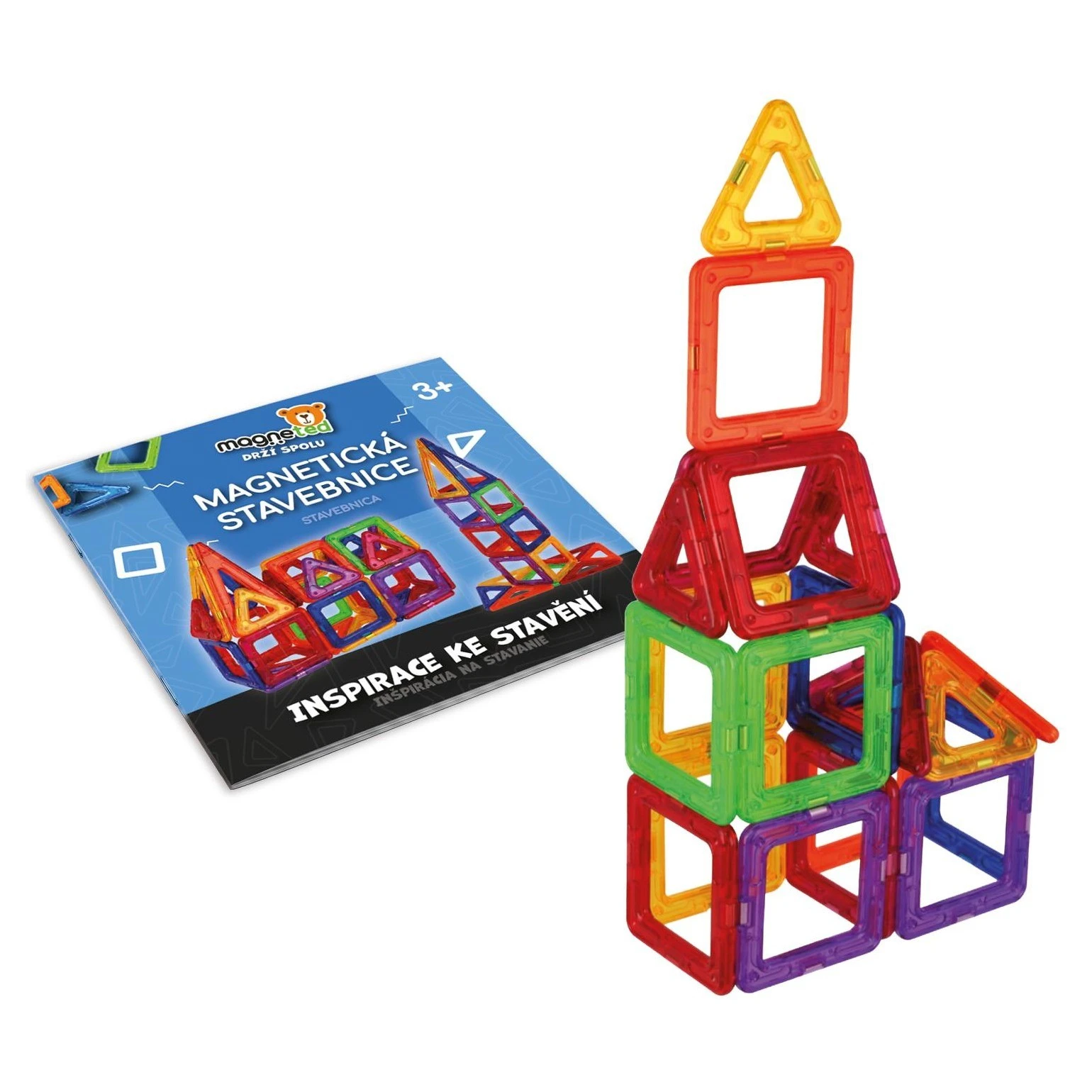 Teddies Magnetická stavebnice magneted - 