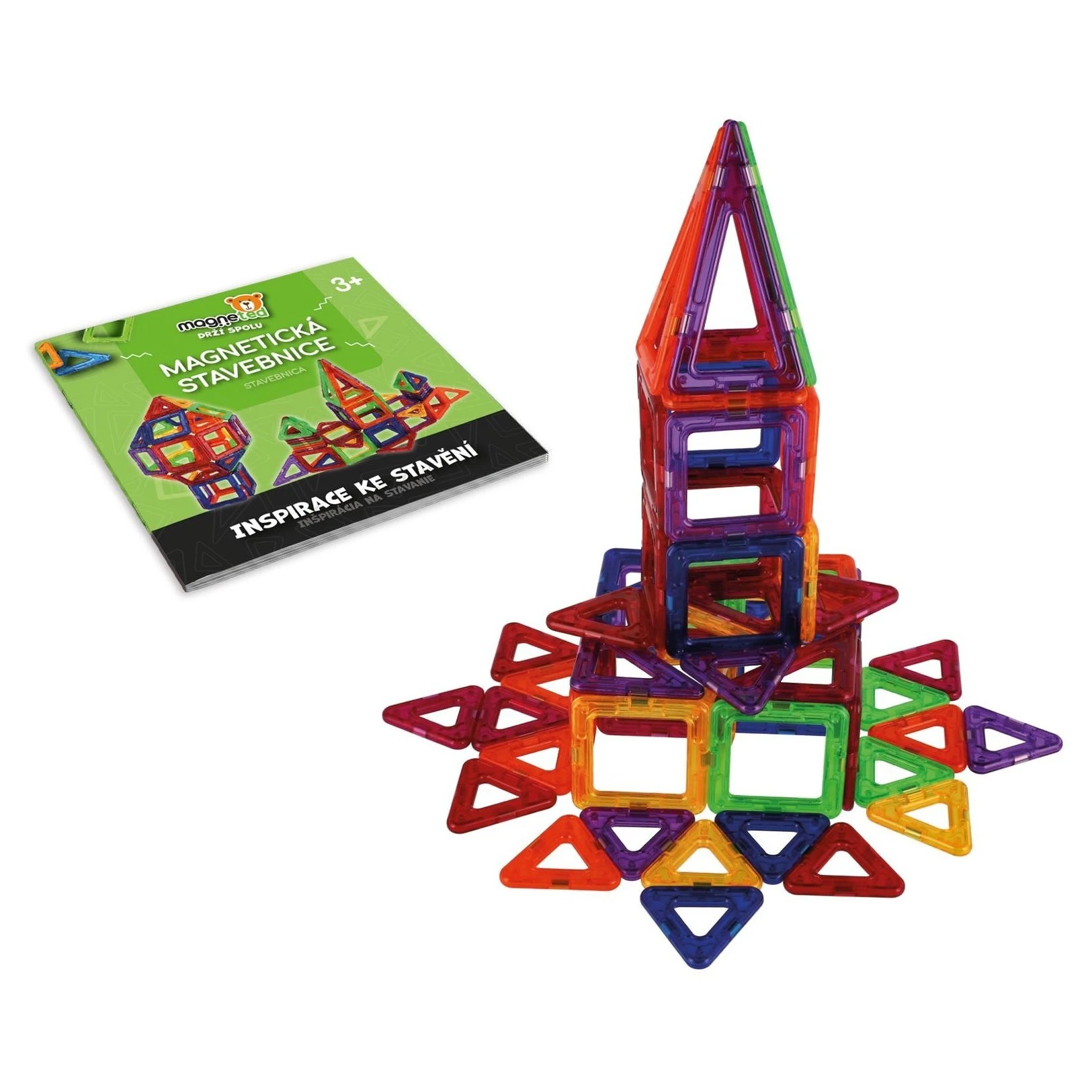 Teddies Magnetická stavebnice magneted - 
