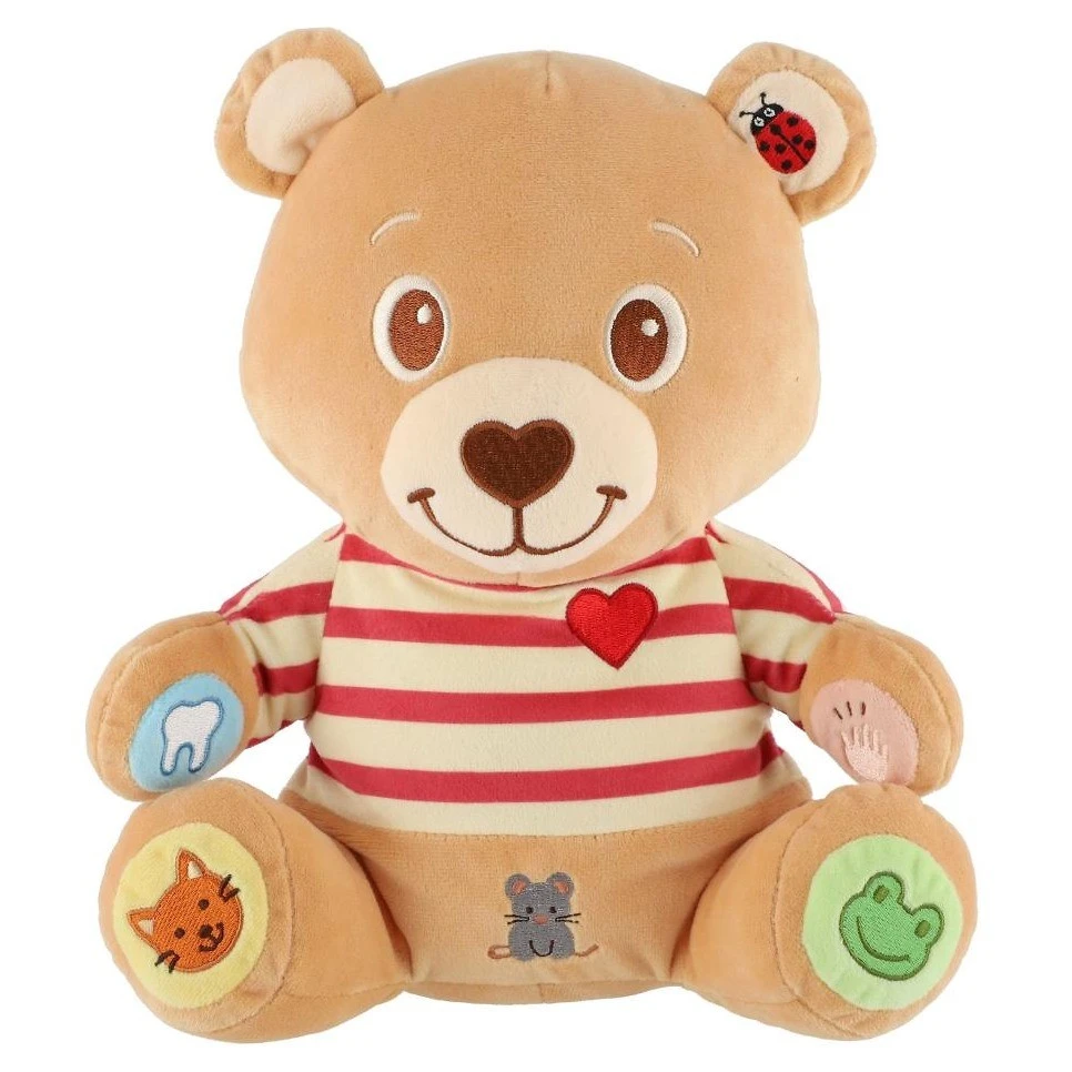 Teddies Medvěd česky mluvící plyš 22x25cm - 