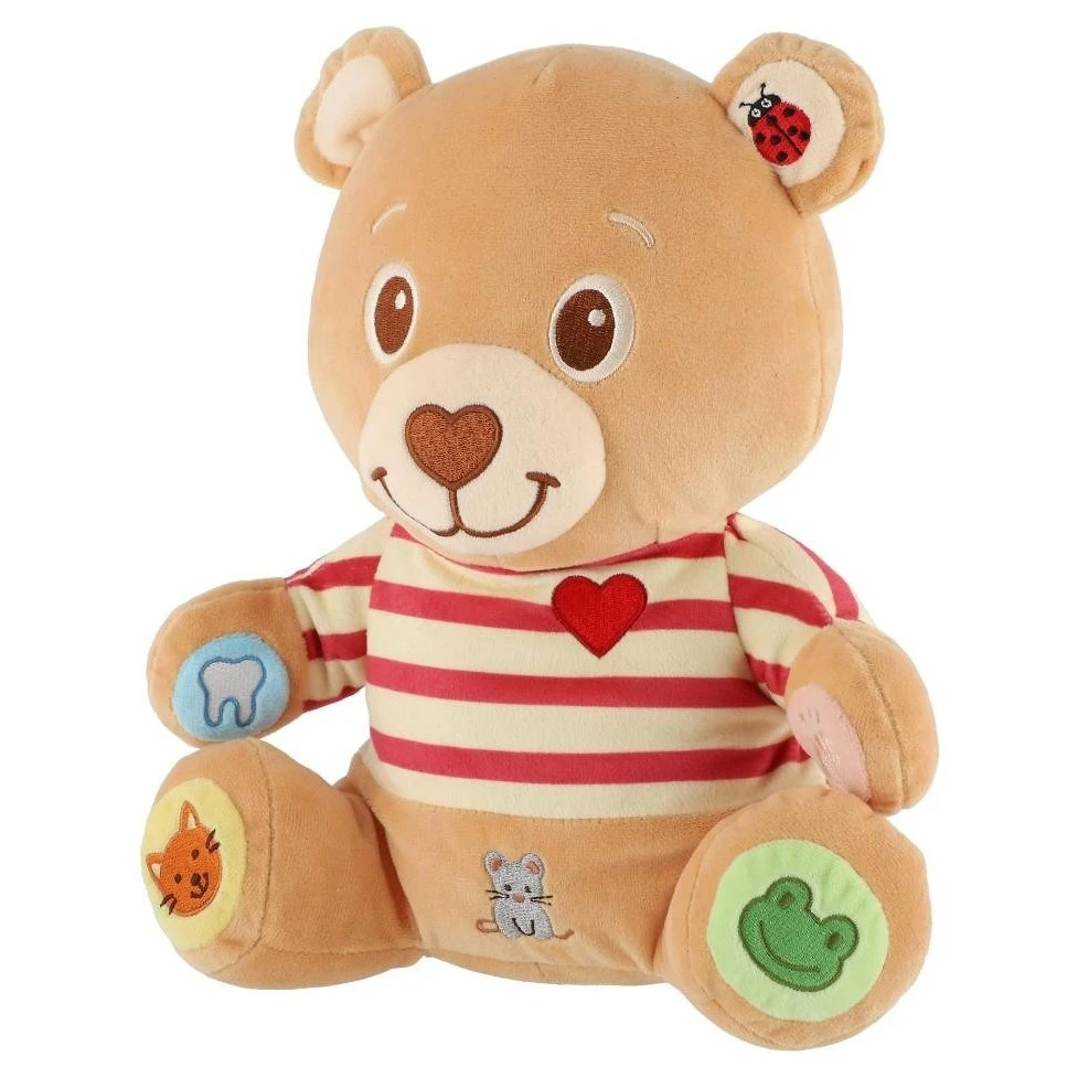 Teddies Medvěd česky mluvící plyš 22x25cm - 