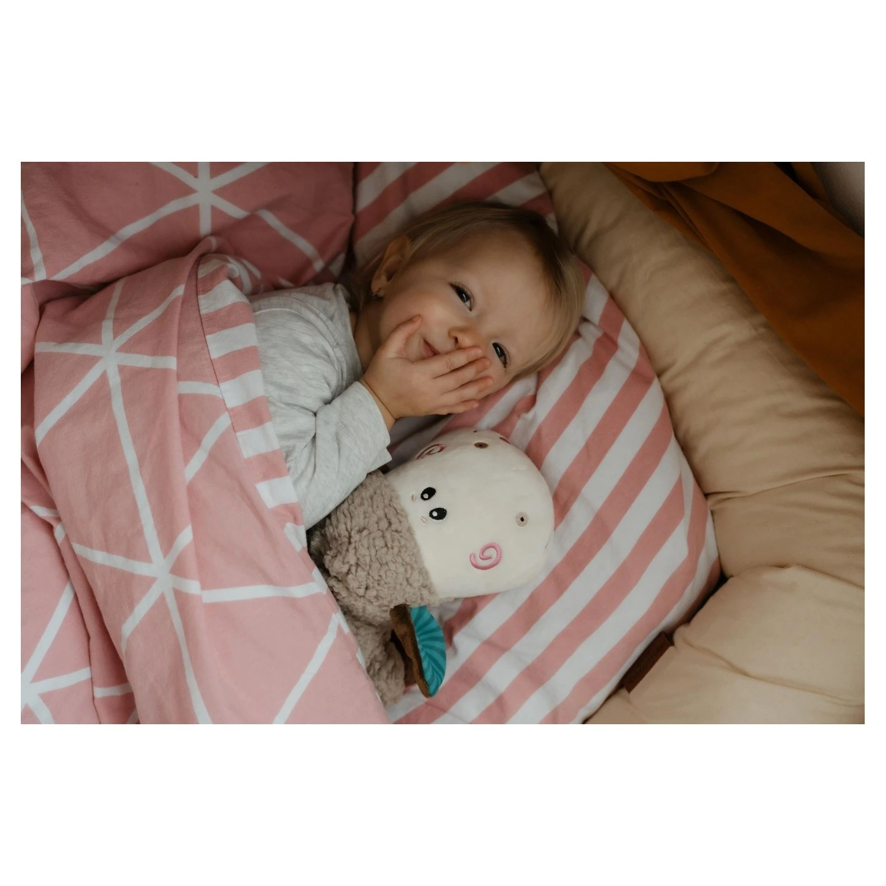 Teddies Ovečka usínáček projektor plyš/plast 35x22cm - 