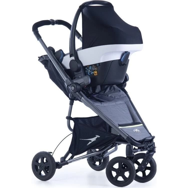 TFK Dot 2 - Po dokoupení adaptérů umí nést i autosedačku kategorie 0-13 kg