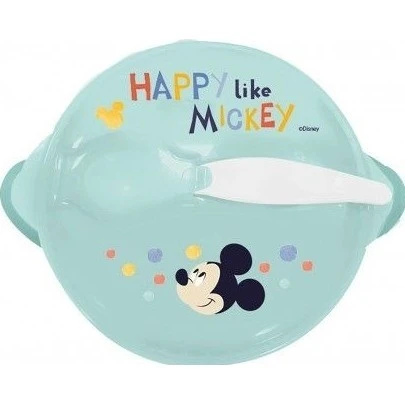 THERMOBABY Miska s přísavkou a víčkem Disney