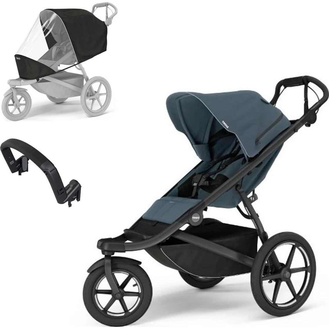 Thule Urban Glide 3 MINI set varianta Dark slate
