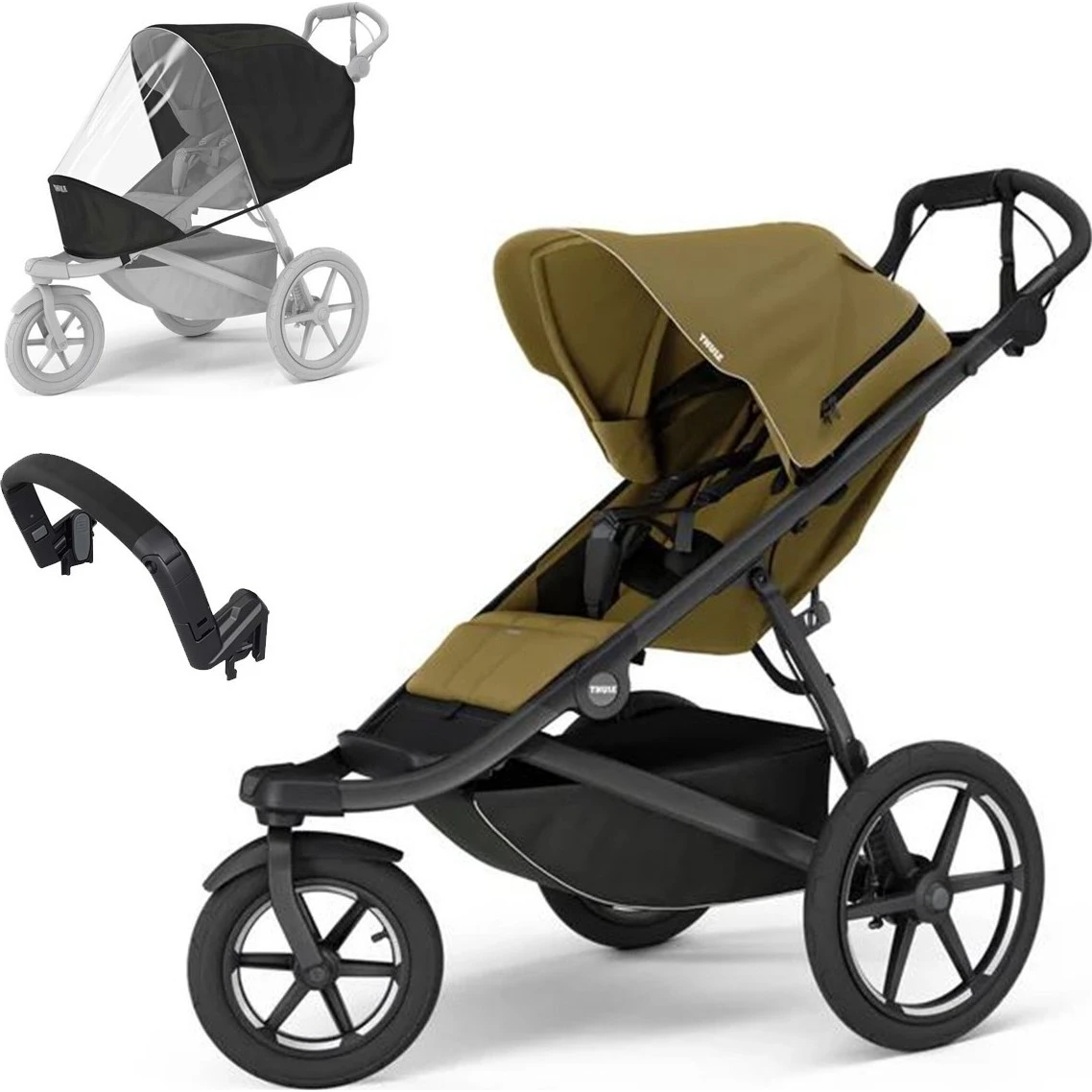 Thule Urban Glide 3 MINI set varianta Nutria green