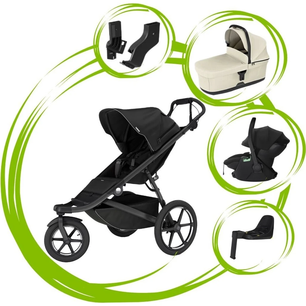 Thule Urban Glide 3 SET 5 varianta Black soft beige