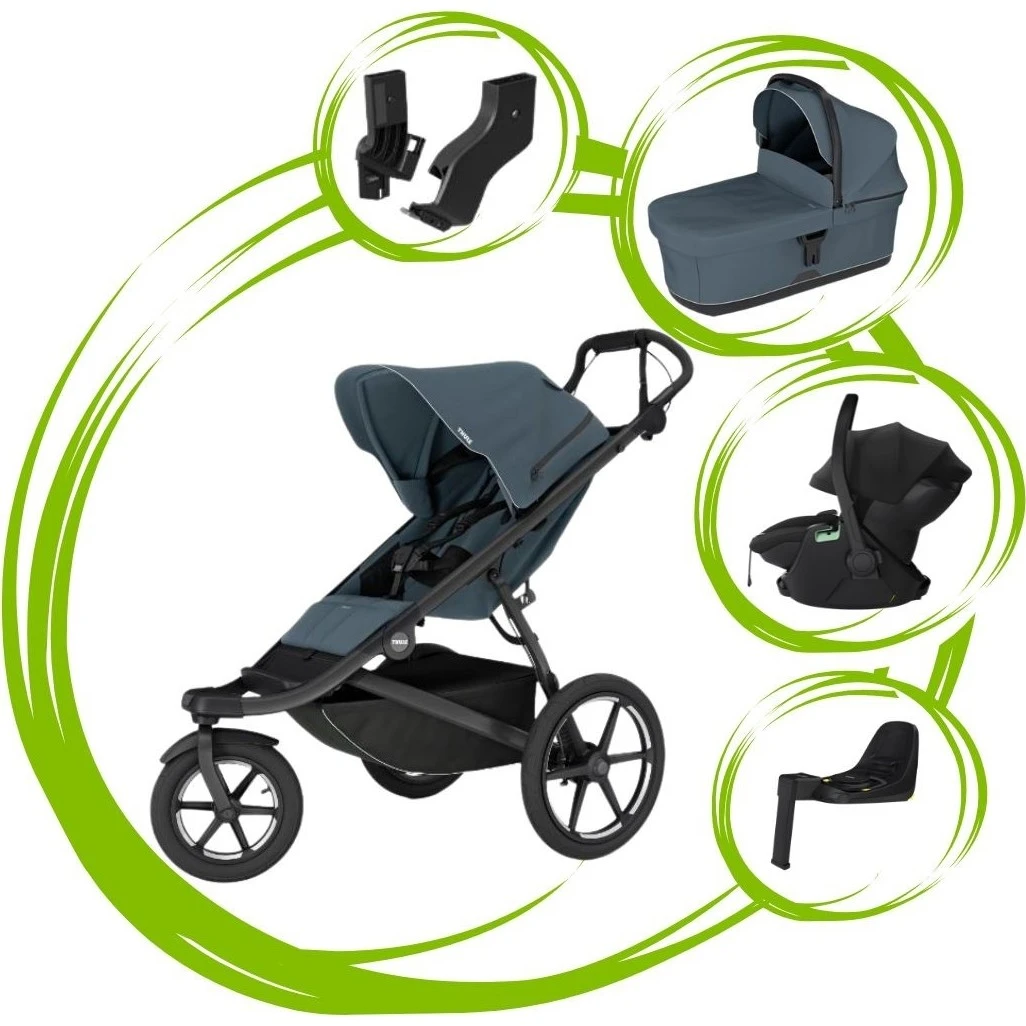 Thule Urban Glide 3 SET 5 varianta Dark slate dark slate