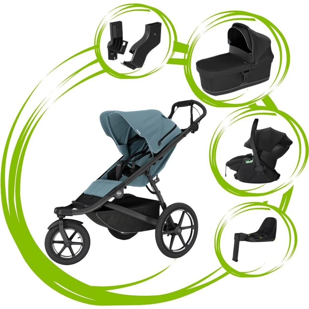Thule Urban Glide 3 SET 5 varianta Mid blue black
