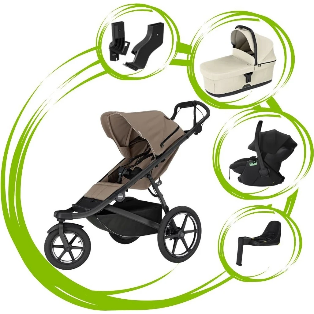Thule Urban Glide 3 SET 5 varianta Tinted taupe soft beige