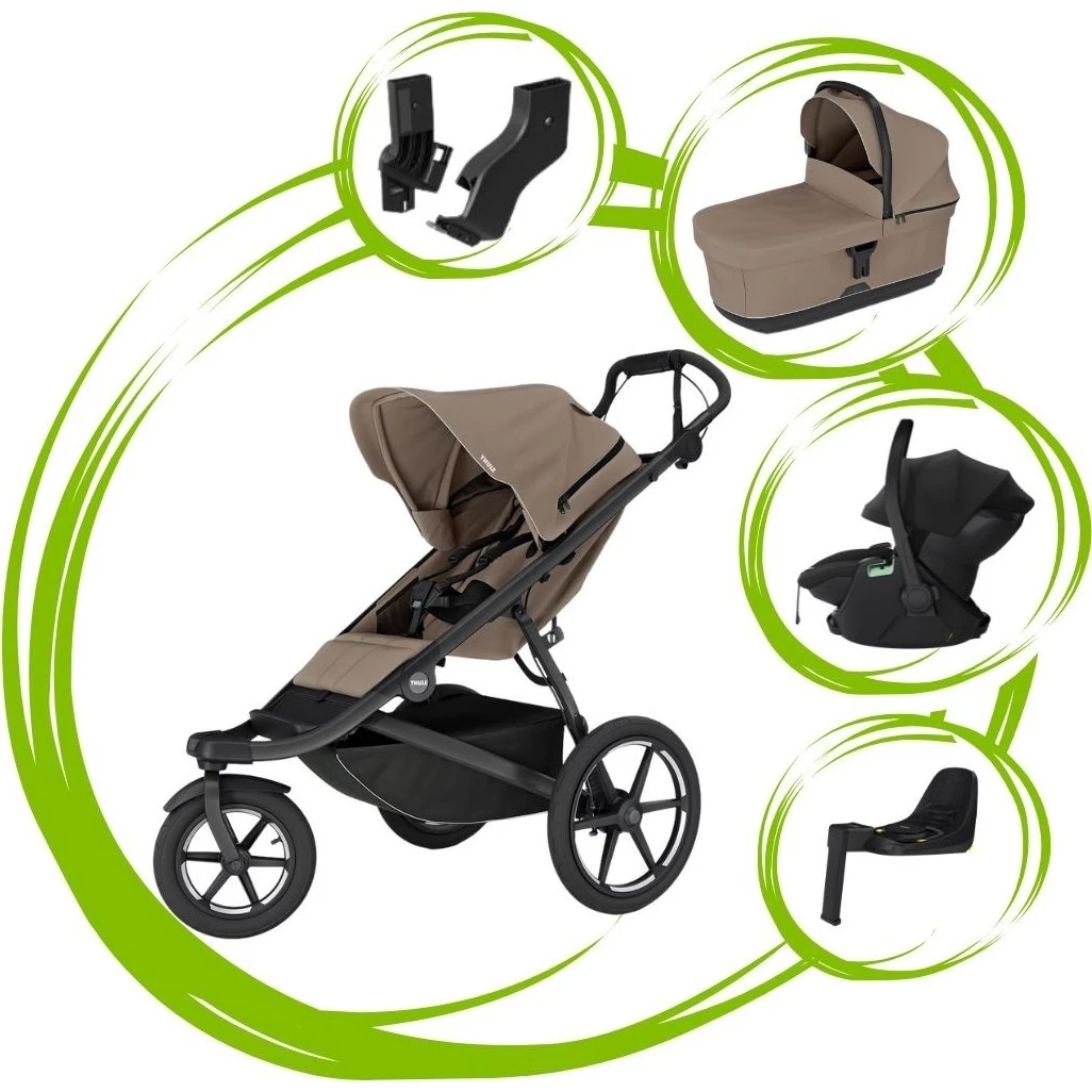 Thule Urban Glide 3 SET 5 varianta Tinted taupe tinted taupe