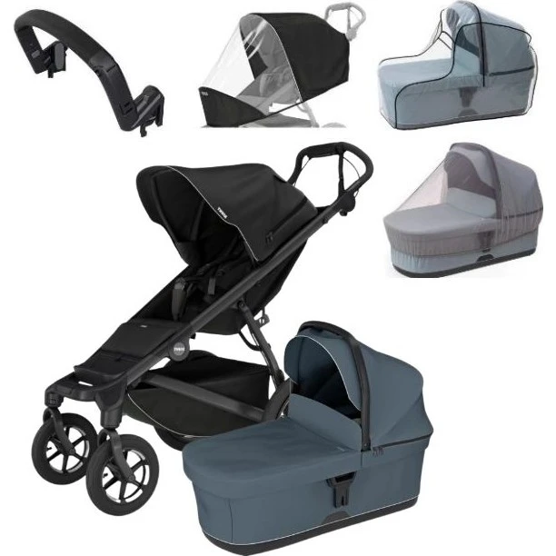 Thule Urban Glide 4 MAXI set varianta Black + dark slate