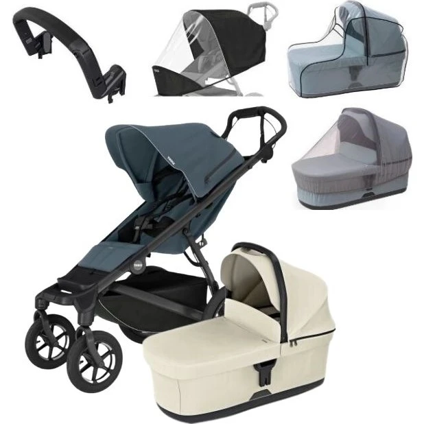 Thule Urban Glide 4 MAXI set varianta Dark slate + soft beige