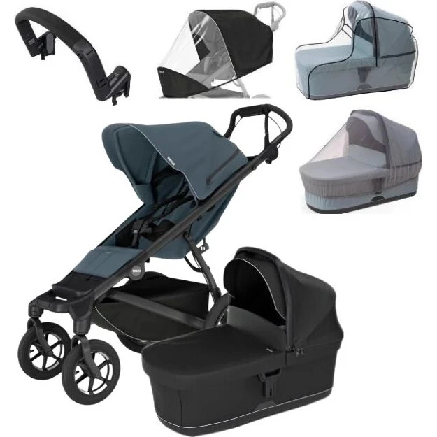 Thule Urban Glide 4 MAXI set varianta Dark slate + black