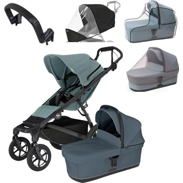 Thule Urban Glide 4 MAXI set varianta Mid blue + dark slate