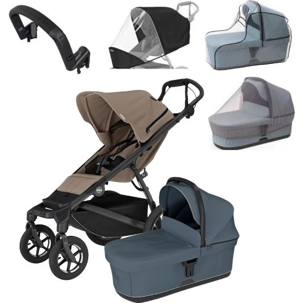 Thule Urban Glide 4 MAXI set varianta Tinted taupe + dark slate
