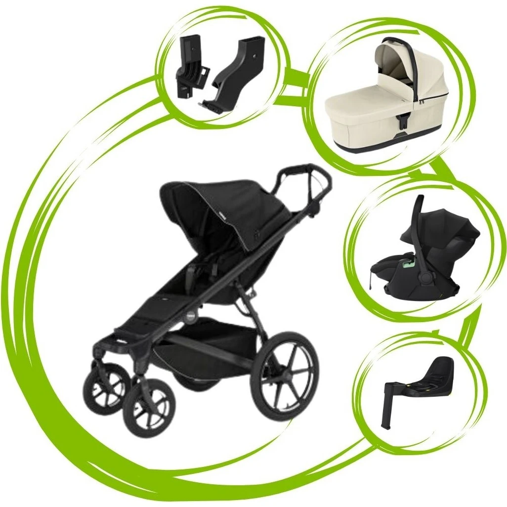 Thule Urban Glide 4 SET 5 varianta Black soft beige