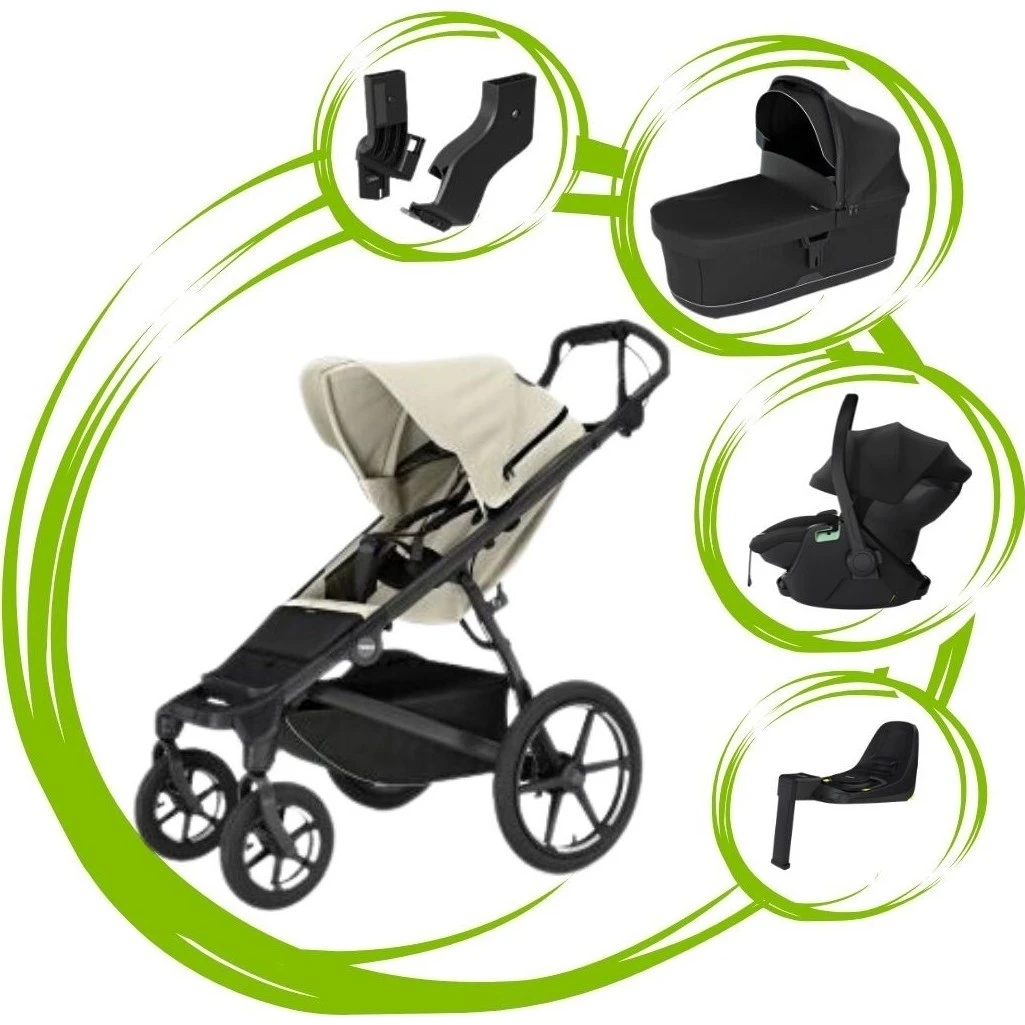Thule Urban Glide 4 SET 5 varianta Soft beige black