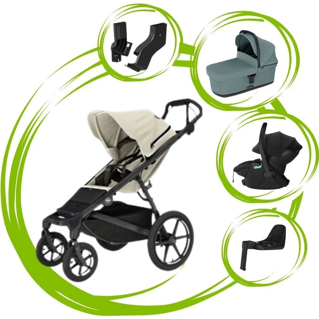 Thule Urban Glide 4 SET 5 varianta Soft beige mid blue