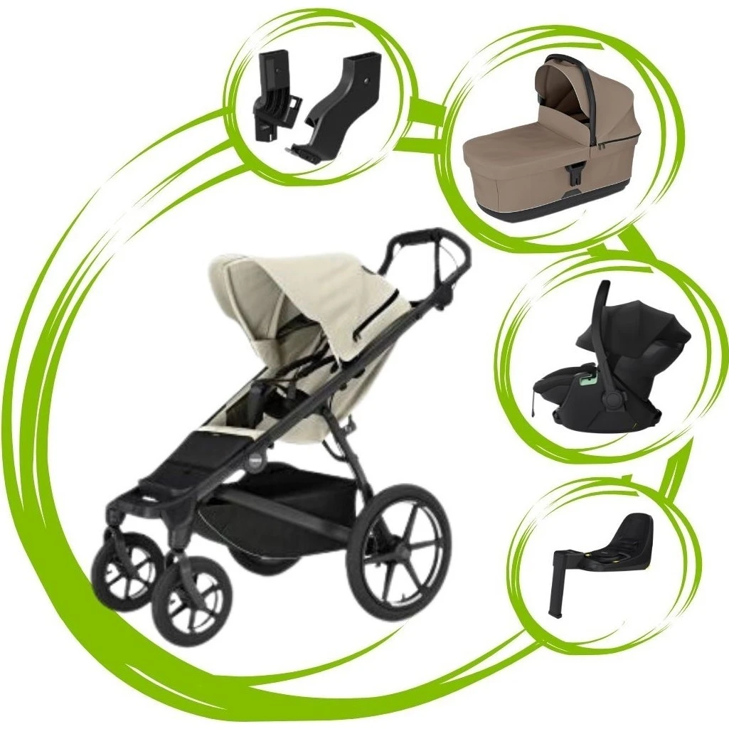 Thule Urban Glide 4 SET 5 varianta Soft beige tinted taupe