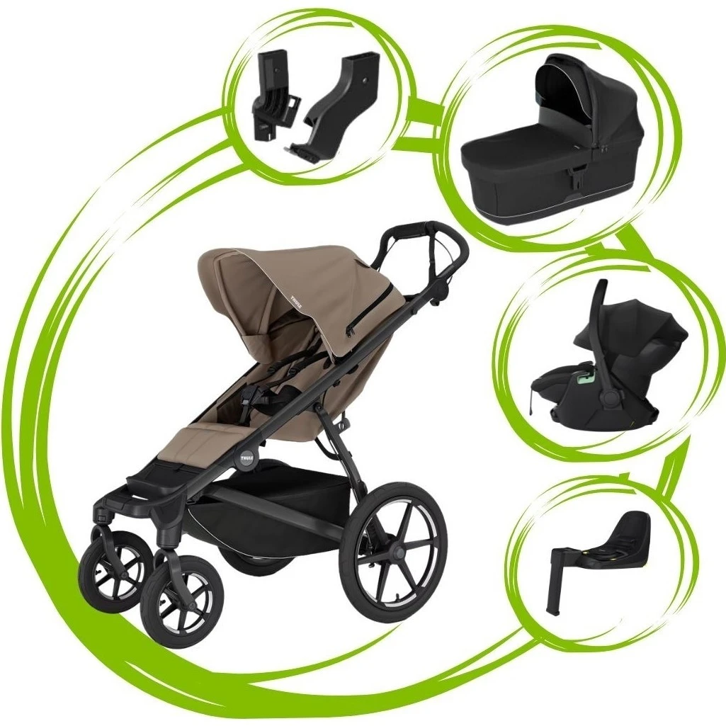 Thule Urban Glide 4 SET 5 varianta Tinted taupe black